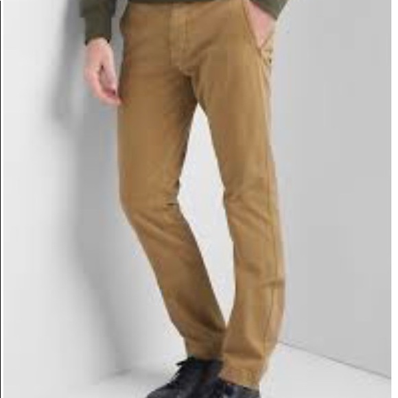 GAP Other - Gap Vintage Wash Skinny Palomino Khakis 33x32
